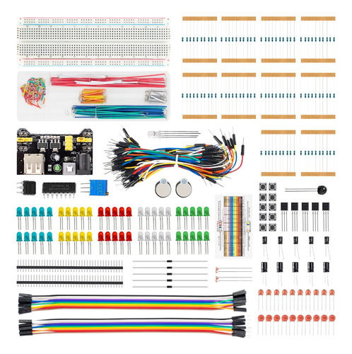 Kit De Arranque Tarjeta De Desarrollo + Cables Apto Arduino.