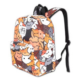 Mochila Con Estampado De Gato Lindo De Dibujos Animados