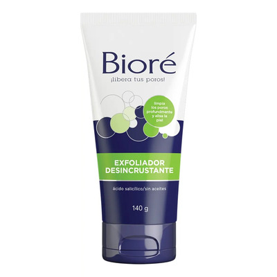 Bioré Exfoliador Facial Ácido Salicílico Piel Mixta 140 ml | MercadoLibre