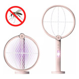 Raquete Mata Mosquito Dobrável Elétrica Recarregável Usb