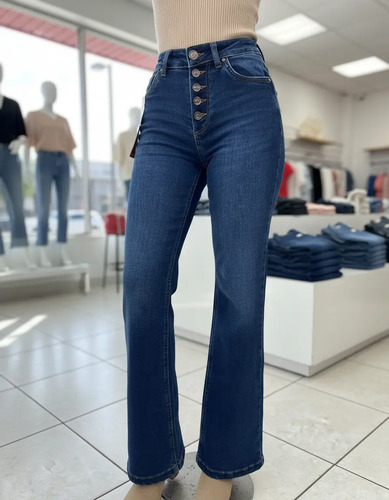Jeans De Dama Punto K Acampanados | Meses sin interés