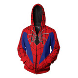 Sudadera Spiderman Camisa Con Cremallera Impresa En 3 Tennis