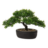 Árbol Bonsái Artificial, Enebro, Plantas Artificiales Par.