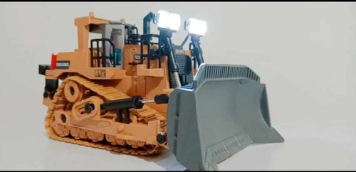 Maquina Construccion Camion Bulldozer Control Remoto Con Luz