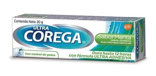 Ultra Corega Crema Sabor Menta X70 G