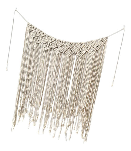 Boho Macrame Tassel, Tapiz Tejido Para Colgar En La Pared