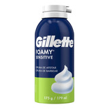 Gillette Foamy Sensitive Espuma De Afeitar 