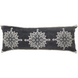 Lr Home Casual Fl Mandala Medallón Lumbar Tufted Borde...