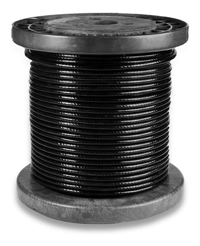 Cable De Acero Galvanizado 7x19 1/8 A 3/16 Forro Pvc (50m)