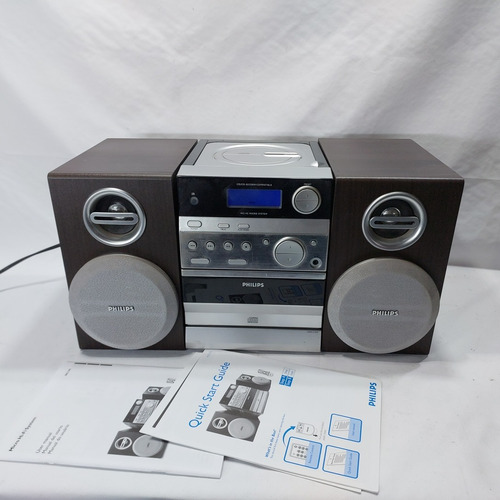 Micro System Usado Hi-fi Philips Mc-145 Só Funciona Rádio