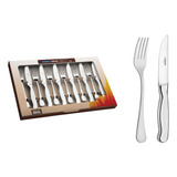 Jogo Para Churrasco Tramontina Aço Inox Classic 12 Pç