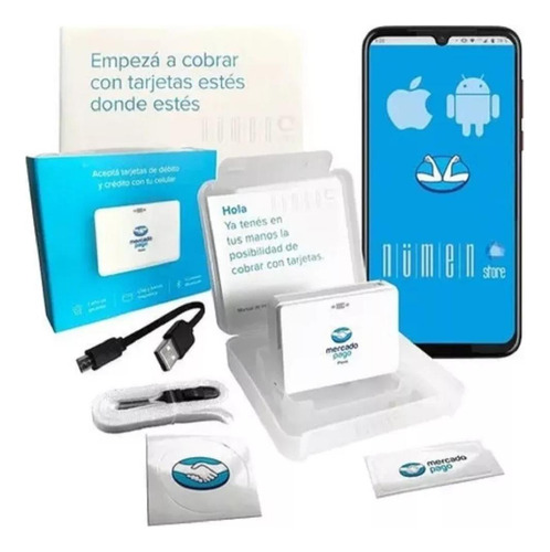 Lector De Tarjetas Magnéticas Point Mini + Qr, Mercado Pago