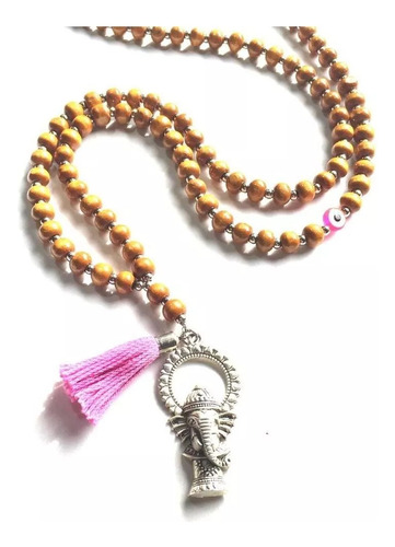Collar Japamala Ganesha Y Ojo Turco