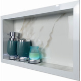 Nicho De Porcelanato Banheiro Estante Porta Shampoo 60x30cm 