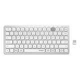 Teclado Inalámbrico Compacto 3 Conexiones Blanco K75504es