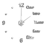 Reloj De Pared 3d Con Diseño Digital Moderno Grande 