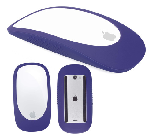Protector De Silicona Para Mouse Magic Mouse 1/2 Azul Oscuro