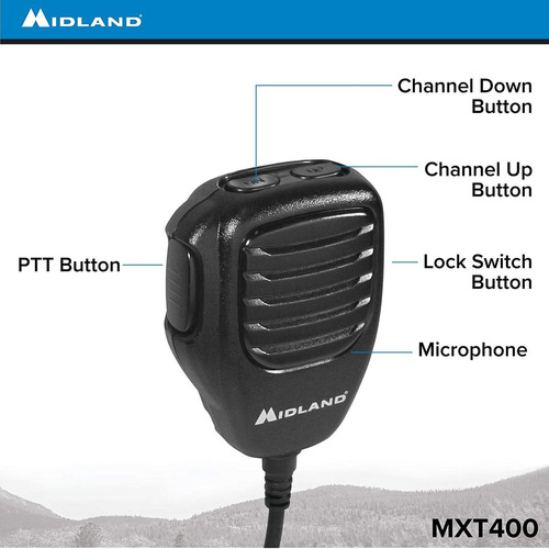 Midland Gmrs Micromobile - Radio Bidireccional (40 W, 8 Cana