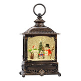 Christmas Church Decorations Musical Snow Globe Lantern...