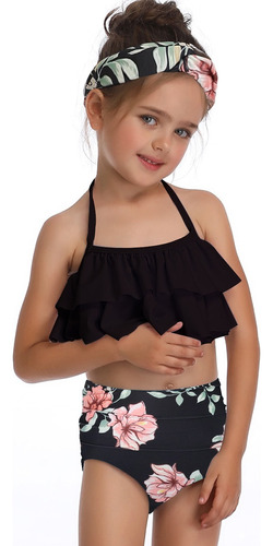 Traje Baño Tankini Bikini Niña Playa Nadar Vacaciones 2pcs