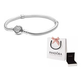 Brazalete Circulo Pandora Original Charm De Regalo + Bolsa