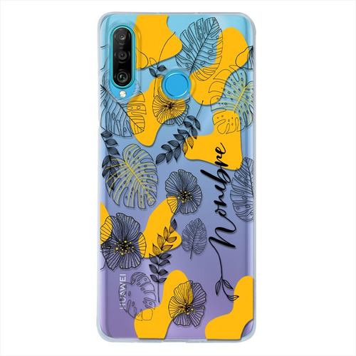 Funda Huawei Antigolpes Personalizada Con Tu Nombre