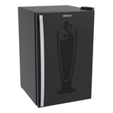 Cervejeira Venax Black 100l Com Led Azul Preto Fosco 110v