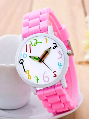 Reloj Mujer Dama Niña Maestra Diseño De Lápiz 