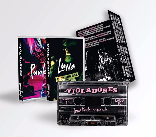 Cassette Los Violadores Luna Punk Rompan Todo Big Bang Rock