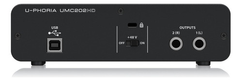 Interfaz De Audio Behringer U-phoria Umc202hd