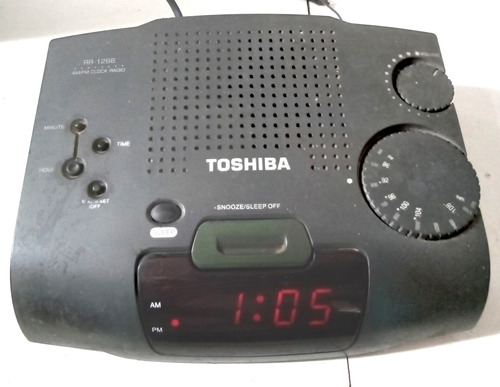 Rádio Relógio Toshiba Rr1266 = Para Conserto