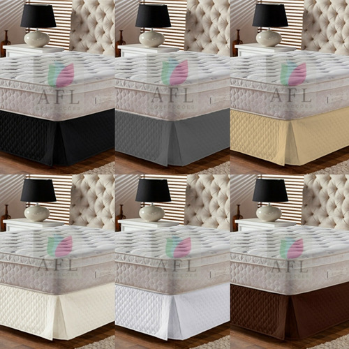 Saia Para Cama Box Queen Matelada( Ideal Para Cama Baú)