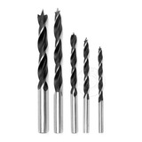 Juego Mechas Para Madera Espiral X 5 Pcs 4, 5, 6, 8, 10 Mm