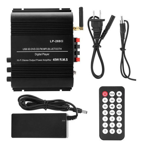 Para Lepy Lp-269s Bluetooth 4 Canales Amplificador De Potenc