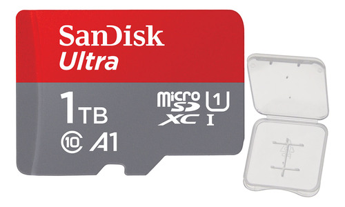 Cartão De Memória Micro Sd Sandisk 1tb  Ultra 150mbs +case