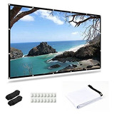 Pantalla Proyector 100puLG 4k Hd 16:9 Plegable Antiarrugas