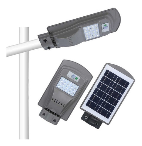 Pack 2 Luminaria Solar 20w C/soporte Envio Gratis Sensor Mov