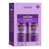 Shampoo + Acondicionador Inoar Absolut Speed Blond Matizador