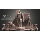  Archivo Stl Impresión 3d - Batman Diorama - Sanix