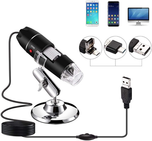 Mini Microscopio Digital Usb Led 1000x Zoom 