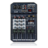 Mixer Consola Prodj T4 Interfaz De Grabacion T4 Pro Dj