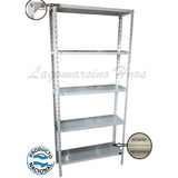 Estanteria Metalica 30x90x2mt Con 5 Estantes P/ 90kg X Est