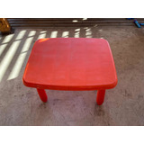 Mesa De Plástico Pp Infantil Naranja