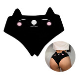 Panty Calzón Braga Kawaii Lindo Con Orejas De Gato Mujer