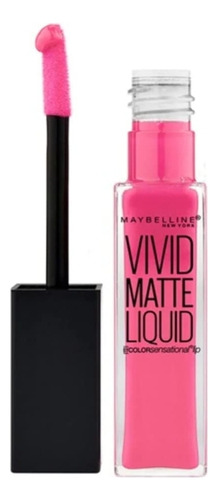 Labial De Maybelline Vivid Matte Liquid Tono 15 Pink