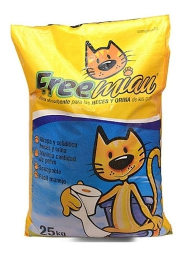 Arena Free Miau 25 Kg 