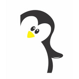 Adesivo Para Geladeira Decorativo Cozinha Pinguim 