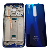 Aro Carcaça + Tampa Traseira Xiaomi Redmi Note 8 Pro Azul