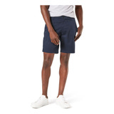 Short Ultimate Solid Straight Fit Azul Oscuro Dockers