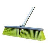 Phyex 18 Push Broom With Adjustable Long Handle, Multi-s.